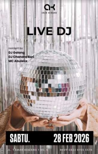 ANAK KEMANG CAFE JAKARTA - SATURDAY