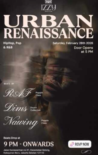 IZZY SOCIAL CLUB GUNAWARMAN JAKARTA - URBAN RENAISSANCE