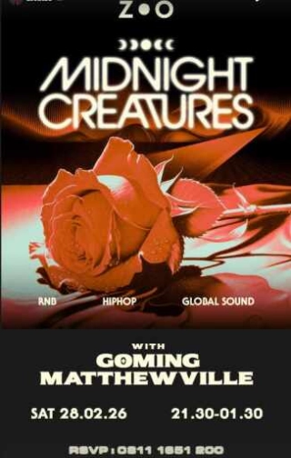 ZOO SCBD JAKARTA - MIDNIGHT CREATURES