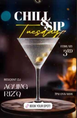 GLAMZ ANTASARI JAKARTA - CHILL & SIP TUESDAY