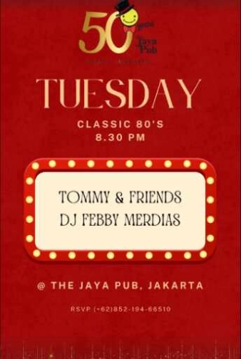JAYA PUB MENTENG JAKARTA - TUESDAY