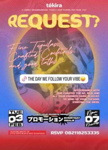 TEKIRA BLOK M JAKARTA - TUESDAY