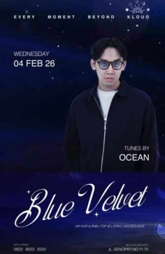 KLOUD SKY DINING & LOUNGE SENOPATI JAKARTA - BLUE VELVET