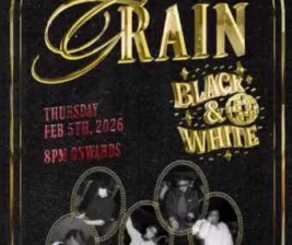 FIFTYSIX JAKARTA  GRAIN BLACK  WHITE