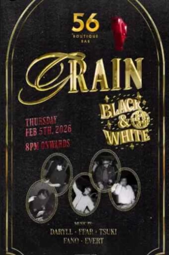 FIFTYSIX JAKARTA - GRAIN BLACK & WHITE