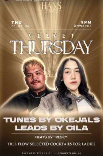 MR HANS SENOPATI JAKARTA - VELVET THURSDAY