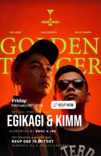007 COCKTAIL & WHISKY BAR SENOPATI JAKARTA - GOLDEN TRIGGER