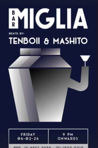 BAR MIGLIA SENOPATI JAKARTA - FRIDAY