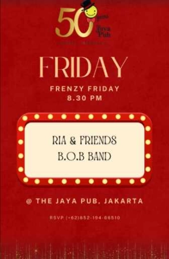 JAYA PUB MENTENG JAKARTA - FRENZY FRIDAY