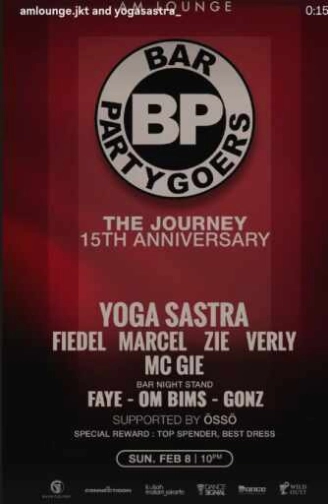 AM LOUNGE SCBD JAKARTA - BAR PARTY GOERS