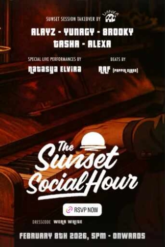 IZZY SOCIAL CLUB GUNAWARMAN JAKARTA - THE SUNSET SOCIAL HOUR