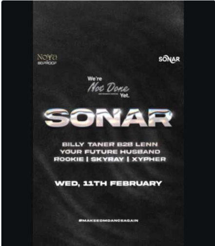 NOYA X 80 PROOF PANTAI INDAH KAPUK 2 - SONAR