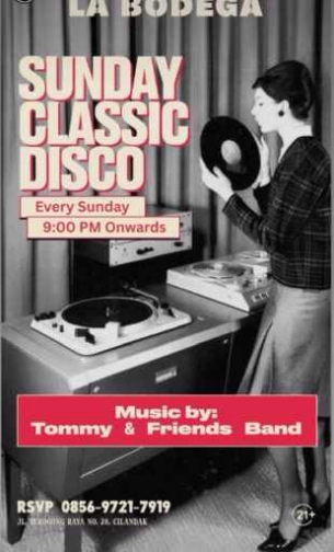 JAYA PUB MENTENG JAKARTA - SUNDAY CLASSIC DISCO