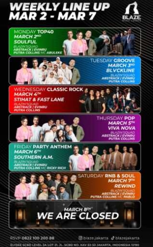 BLAZE JAKARTA - MONDAY
