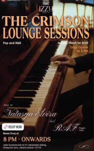 IZZY SOCIAL CLUB JAKARTA - THE CRIMSON LOUNGE SESSIONS