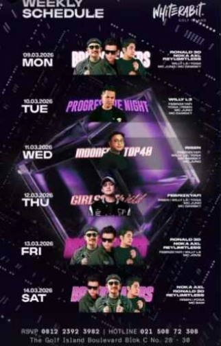 WHITE RABIT GATOT SUBROTO JAKARTA - WEDNESDAY