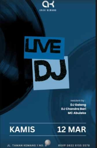 ANAK KEMANG CAFE JAKARTA - THURSDAY