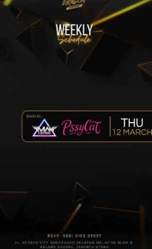 DRAGON CHAMBER KELAPA GADING JAKARTA - THURSDAY