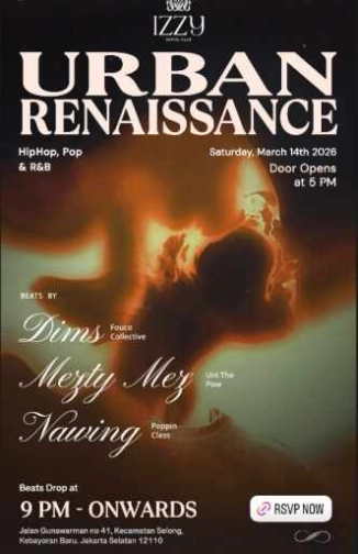IZZY SOCIAL CLUB GUNAWARMAN JAKARTA - URBAN RENAISSANCE