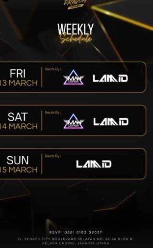 DRAGON CHAMBER JAKARTA - SATURDAY