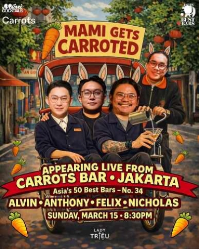 CARROTS BAR SCBD JAKARTA - MAMI GETS CARROTED