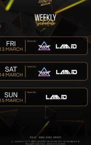 DRAGON CHAMBER JAKARTA - SUNDAY