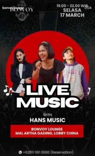 BONVOY LOUNGE JAKARTA - LIVE MUSIC