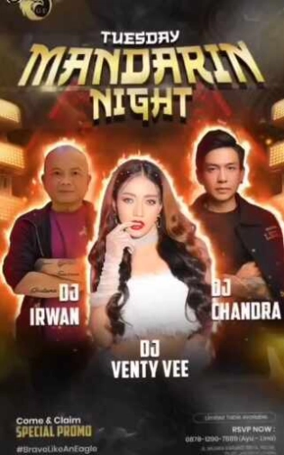 GRAND EAGLE CLUB PENJARINGAN JAKARTA - TUESDAY MANDARIN NIGHT