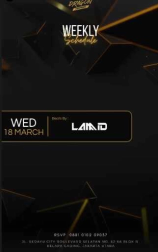 DRAGON CHAMBER JAKARTA - WEDNESDAY