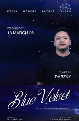 KLOUD SKY DINING & LOUNGE SENOPATI JAKARTA - BLUE VELVET
