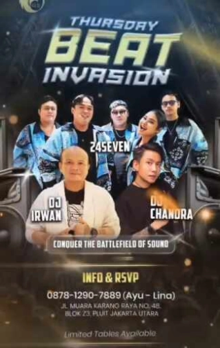 GRAND EAGLE CLUB PENJARINGAN JAKARTA - THURSDAY BEAT INVASION