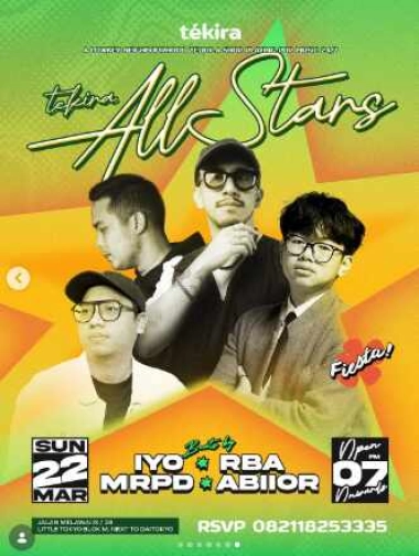 TEKIRA BLOK M JAKARTA - TEKIRA ALL STARS