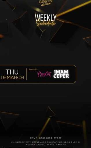 DRAGON CHAMBER KELAPA GADING JAKARTA - THURSDAY