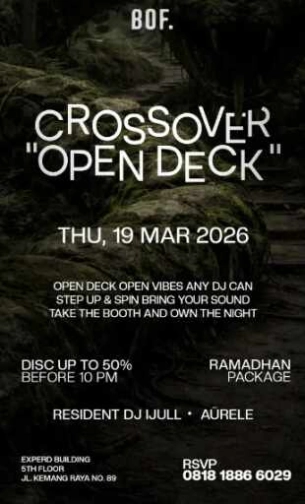BOF KEMANG JAKARTA - CROSSOVER OPEN DECK