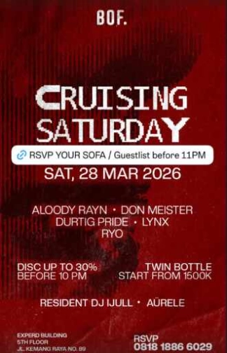 BOF KEMANG JAKARTA - CRUISING SATURDAY