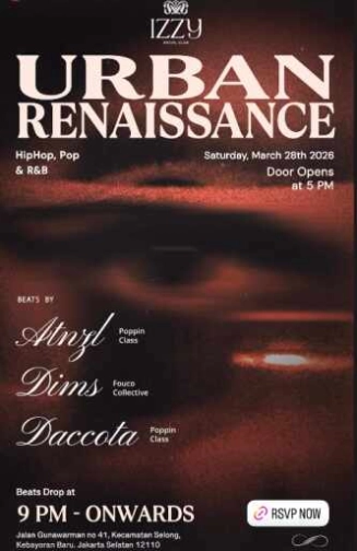 IZZY SOCIAL CLUB GUNAWARMAN JAKARTA - URBAN RENAISSANCE