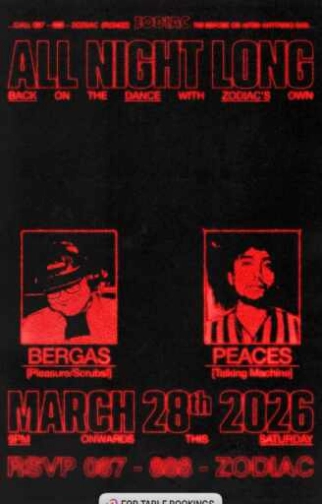 ZODIAC SENOPATI JAKARTA - ALL NIGHT LONG