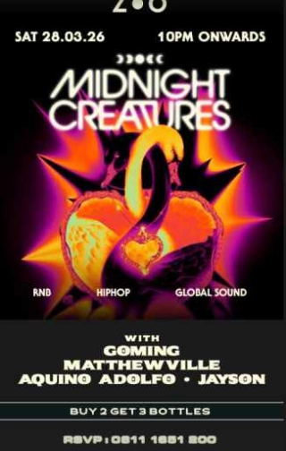 ZOO SCBD JAKARTA - MIDNIGHT CREATURES