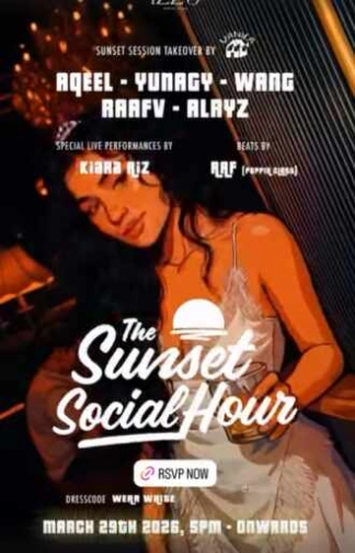 IZZY SOCIAL CLUB GUNAWARMAN JAKARTA - THE SUNSET SOCIAL HOUR