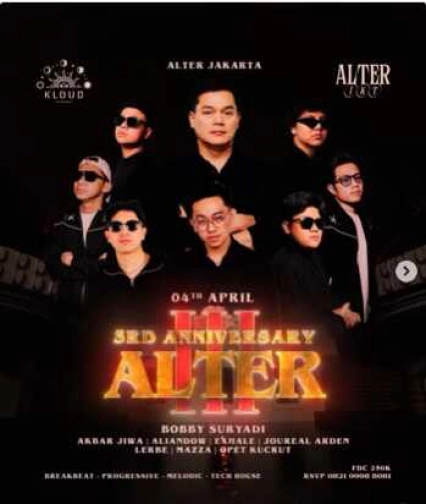 KLOUD SKY DINING & LOUNGE SENOPATI JAKARTA - ALTER 3RD ANNIVERSARY — DAY 2