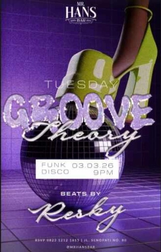 MR HANS BAR SENOPATI JAKARTA - TUESDAY GROOVE THERAPY