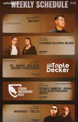 AM LOUNGE SCBD JAKARTA - TUESDAY