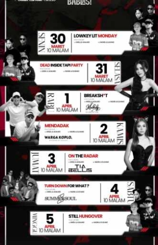 BABLAS KEMANG JAKARTA - DEAD INSIDE TAPI PARTY