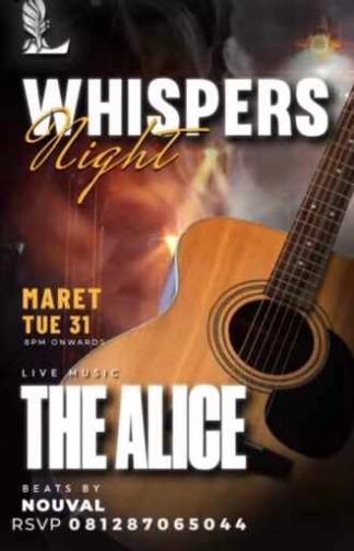 LUFRE BAR & LOUNGE SENOPATI JAKARTA - WHISPER NIGHT