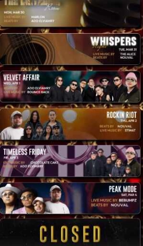 LUFRE BAR & LOUNGE SENOPATI JAKARTA - WHISPERS NIGHT