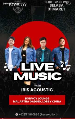 BONVOY LOUNGE KELAPA GADING JAKARTA - LIVE MUSIC