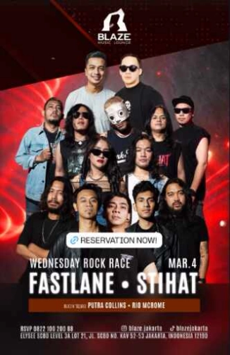 BLAZE SCBD JAKARTA - WEDNESDAY ROCK RACE