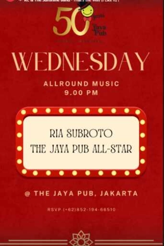JAYA PUB MENTENG JAKARTA - WEDNESDAY