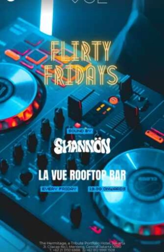 LA VUE ROOFTOP MENTENG JAKARTA - FLIRTY FRIDAY