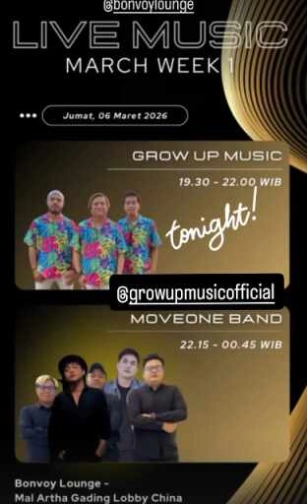 BONVOY LOUNGE KELAPA GADING JAKARTA - FRIDAY